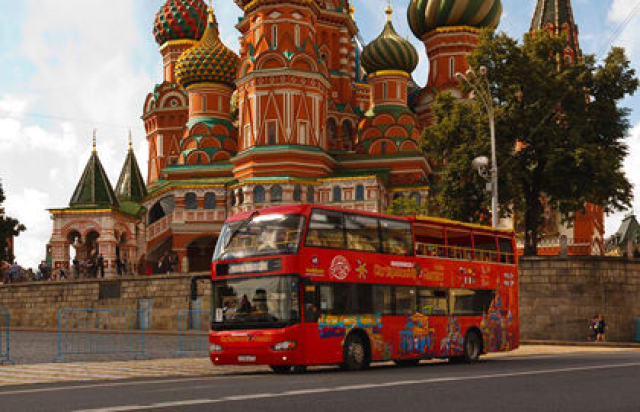 Экскурсия по Москве на двухэтажном автобусе City Sightseeing - 