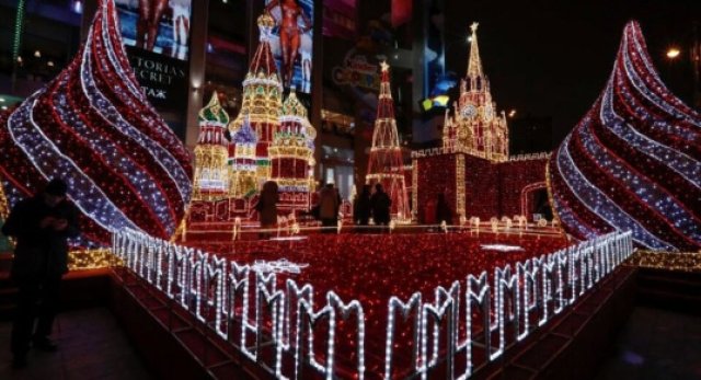 Экскурсия «Огни Новогодней Москвы с Дедом Морозом или Снегурочкой» в Экскурсии автобусные, Москва – Mosbilet.ru